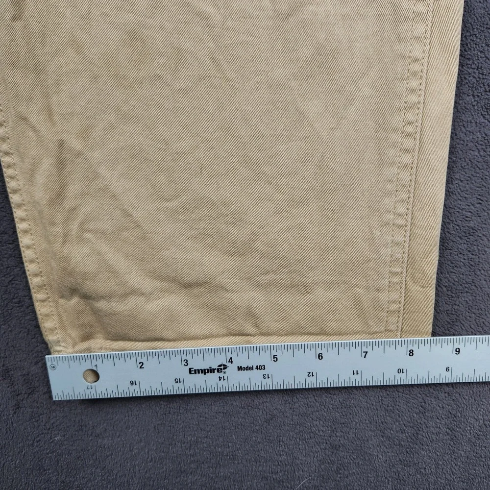Gramicci Climbing Pants Mens Large L Khaki Tan Cotton Belted G-Pants 14388